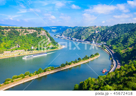 Lorelei mountain viewpoint, St. Goarshausen 45672418