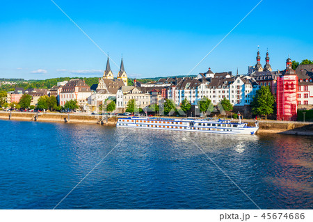 Koblenz city skyline in Germany Koblenz city skyline in Germany 45674686