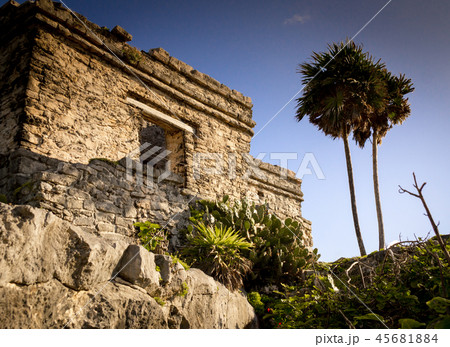 Maya ruins in Tulum, Yucatan, Mexico 45681884