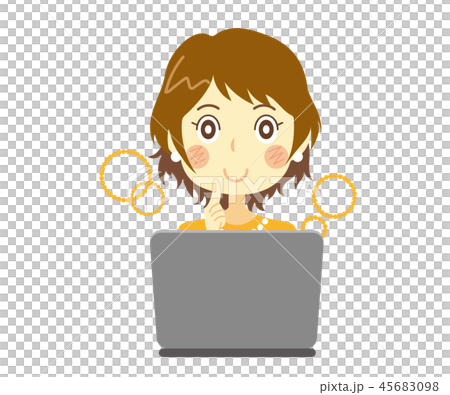 Expecting woman personal computer Expecting woman personal computer 45683098