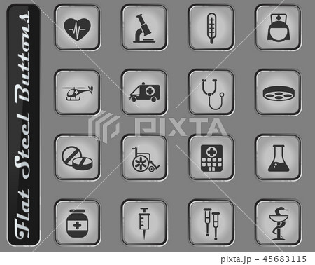medicine icon set 45683115