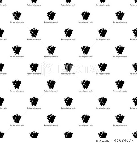 Red yellow card pattern vector seamless Red yellow card pattern vector seamless 45684077