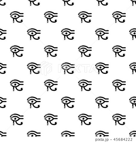 Eye horus pattern vector seamlessのイラスト素材 [45684222] - PIXTA