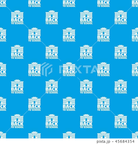 Back to school pattern vector seamless blue Back to school pattern vector seamless blue 45684354