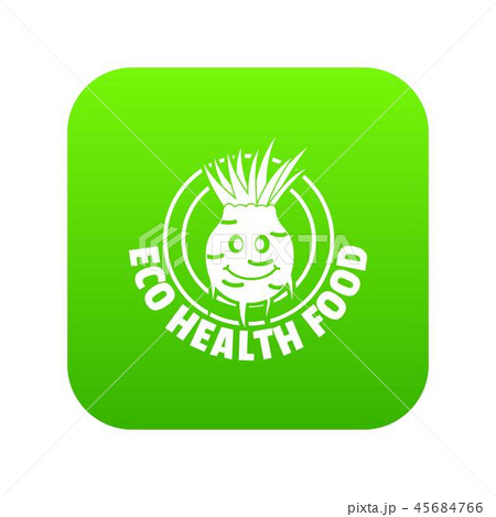 Eco food icon green vector 45684766
