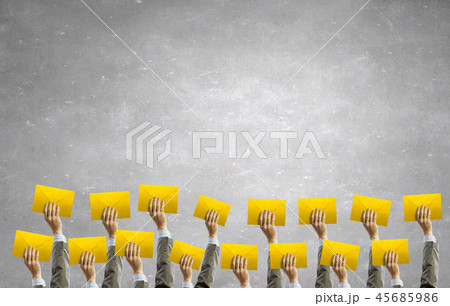 Teamwork and Email concept Teamwork and Email concept 45685986