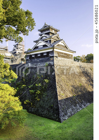 今こそ見に行く価値がある熊本城 （宇土櫓）の写真素材 [45686021] - PIXTA