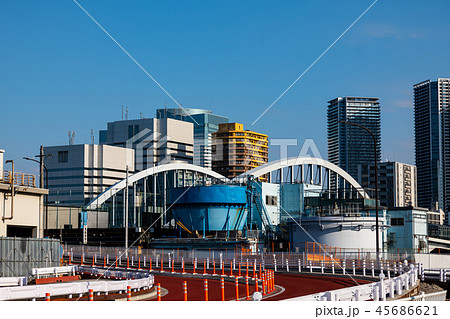 東京再開発 環状2号線 暫定開通 築地周辺う回路　2018.11 45686621