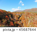 紅葉　秋　風景　背景 45687644