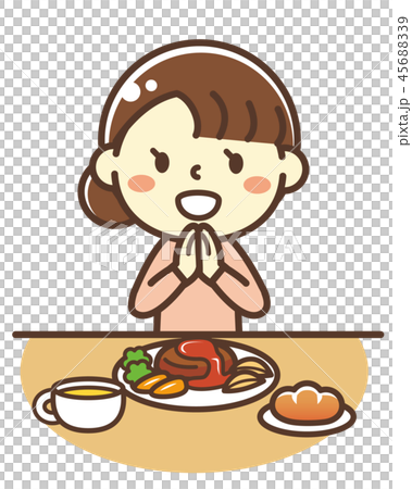 お母さん ハンバーグ お母さん ハンバーグ 45688339