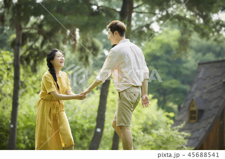 韓国人 カップル デート 45688541