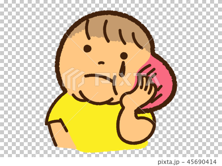 顔腫れる 45690414