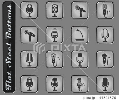microphone icon set microphone icon set 45691576