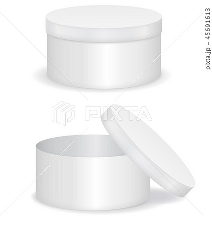 White round gift box White round gift box 45691613
