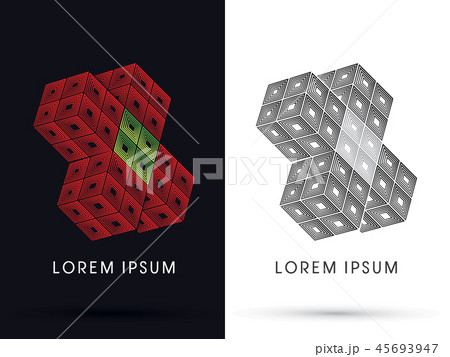 Geometric Cross graphic vector Geometric Cross graphic vector 45693947