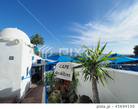 チュニジア・シディブサイド Cafe des Delices / Sidi Bou Said チュニジア・シディブサイド Cafe des Delices / Sidi Bou Said 45694530
