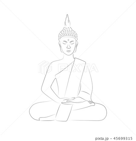 Buy Buddha Sketch Online In India  Etsy India