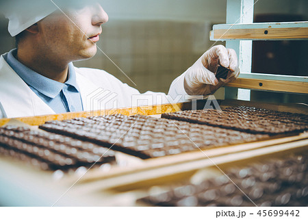 chocolate candy making 45699442