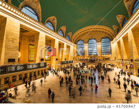 ニューヨーク　グランド・セントラル・ターミナル 45700947
