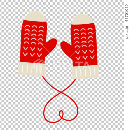 手工編織的手套的例證 45701030