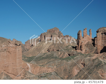 張掖・氷溝丹霞景区（国家地質公園）/ 张掖冰沟丹霞 / Zhangye Binggou Danxia 45701479