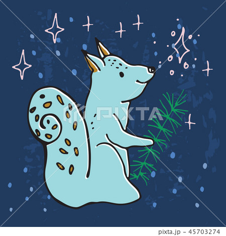 Illustration of the Advent Calendar for Christmas Waiting. 45703274