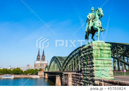 Wilhelm monument near Hohenzollern Bridge 45703824