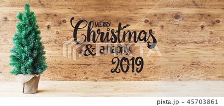 Tree, Calligraphy Merry Christmas And A Happy 2019 Tree, Calligraphy Merry Christmas And A Happy 2019 45703861