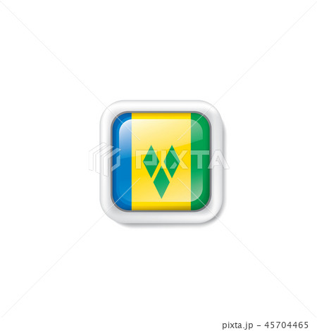 Saint Vincent and the Grenadines flag, vector illustration on a white background 45704465