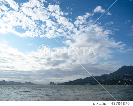 River landscape of Taipei River landscape of Taipei 45704870