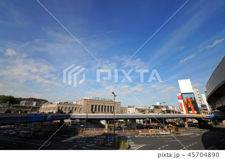 日本の東京都市景観 上野駅などを望む 日本の東京都市景観 上野駅などを望む 45704890