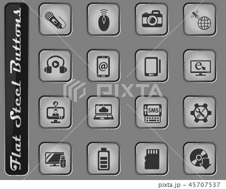 hi tech icon set hi tech icon set 45707537