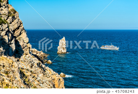 The Sail rock in Gaspra - Yalta, Crimea 45708243