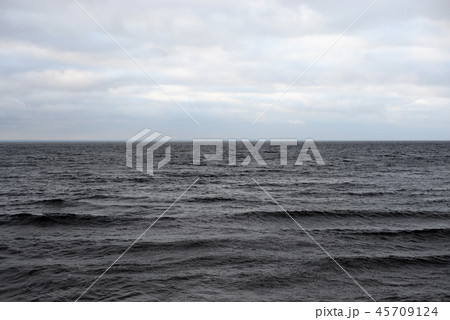 Dark cloud over sea. Dark cloud over sea. 45709124
