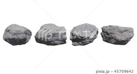 岩 セットのイラスト素材