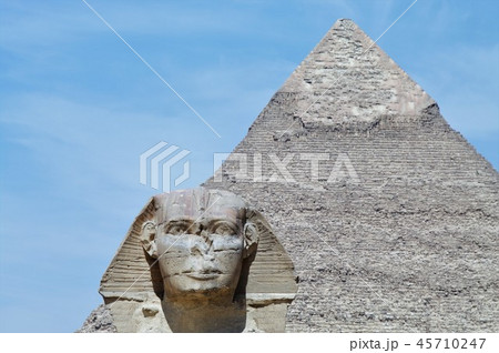 ギザのピラミッドと大スフィンクス 45710247