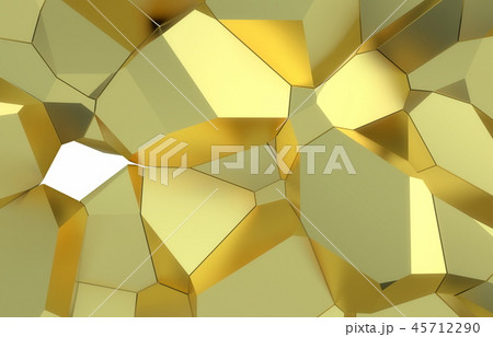 3d render, golden modern shattered wall texture, random clusters digital illustration, abstract 45712290