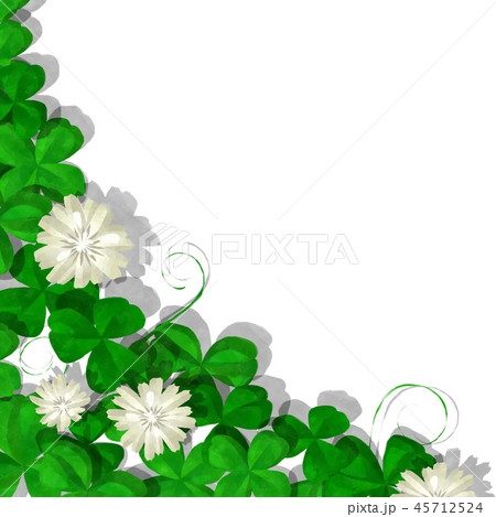 Watercolor clover card 45712524