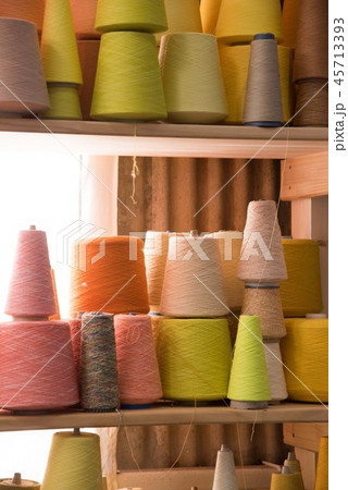 織物生糸イメージ 織物生糸イメージ 45713393