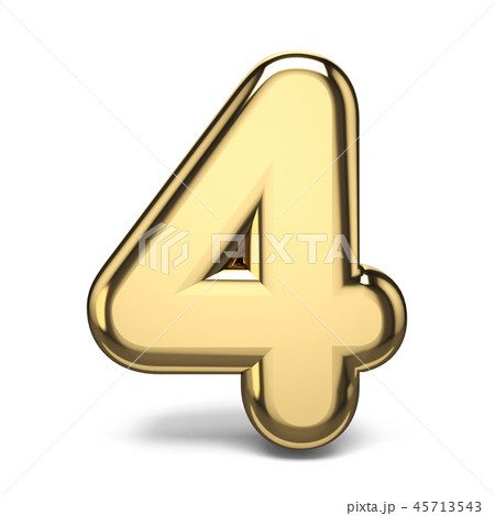 Golden number 4 FOUR 3D 45713543