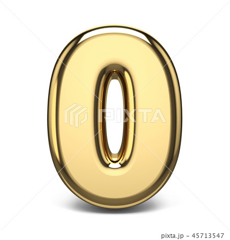 Golden number 0 ZERO 3D 45713547
