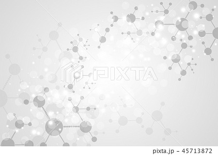Abstract molecules medical background. 45713872
