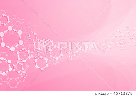 Abstract molecules medical background. 45713879