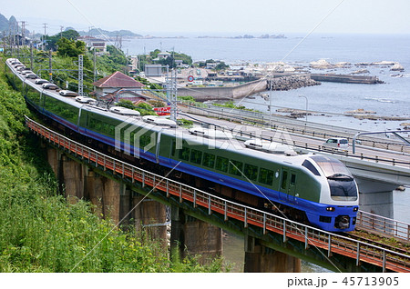 館山に回送されるE653系・マリンブルー南房総号 45713905
