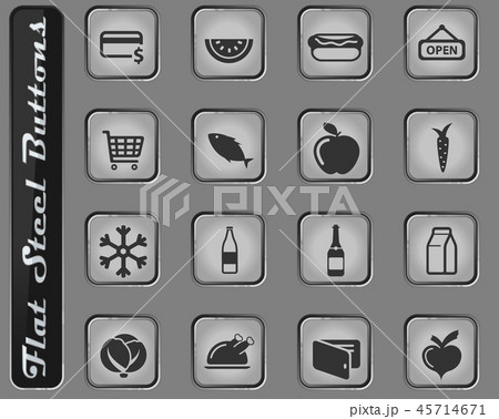 Grocery simply icons Grocery simply icons 45714671