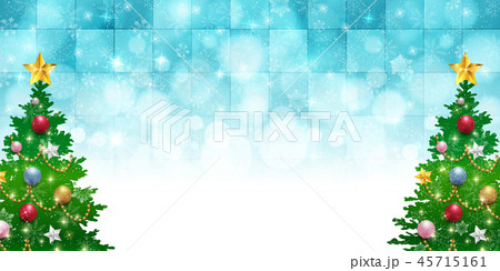 クリスマス　雪　冬　背景  45715161