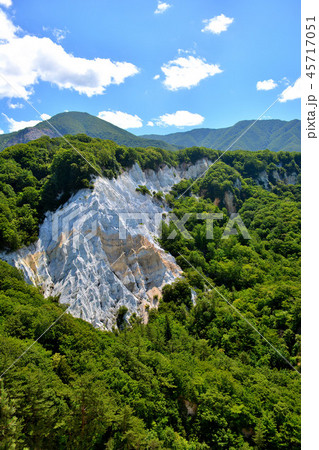 東北・白神山地・日本キャニオン・展望台より・日本キャニオンの不思議な眺め・縦(4) 東北・白神山地・日本キャニオン・展望台より・日本キャニオンの不思議な眺め・縦(4) 45717051