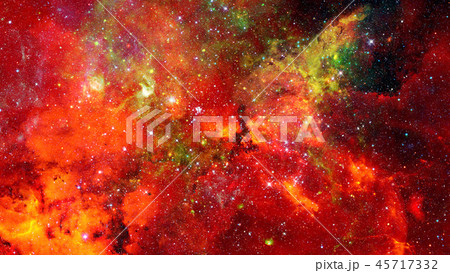 Universe filled with stars and galaxy. 45717332