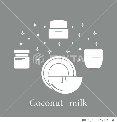 Coconut milk for cosmetics and care products 45719118