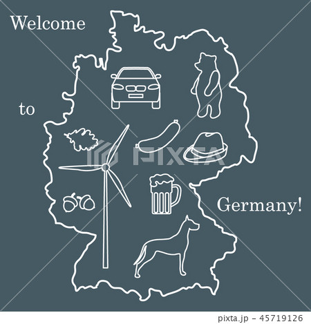 various symbols of Germany Travel and leisure. 45719126